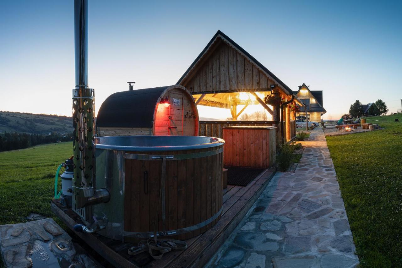 Witowianskie Domki Z Kominkiem, Jacuzzi I Sauna Dzianisz Exterior foto