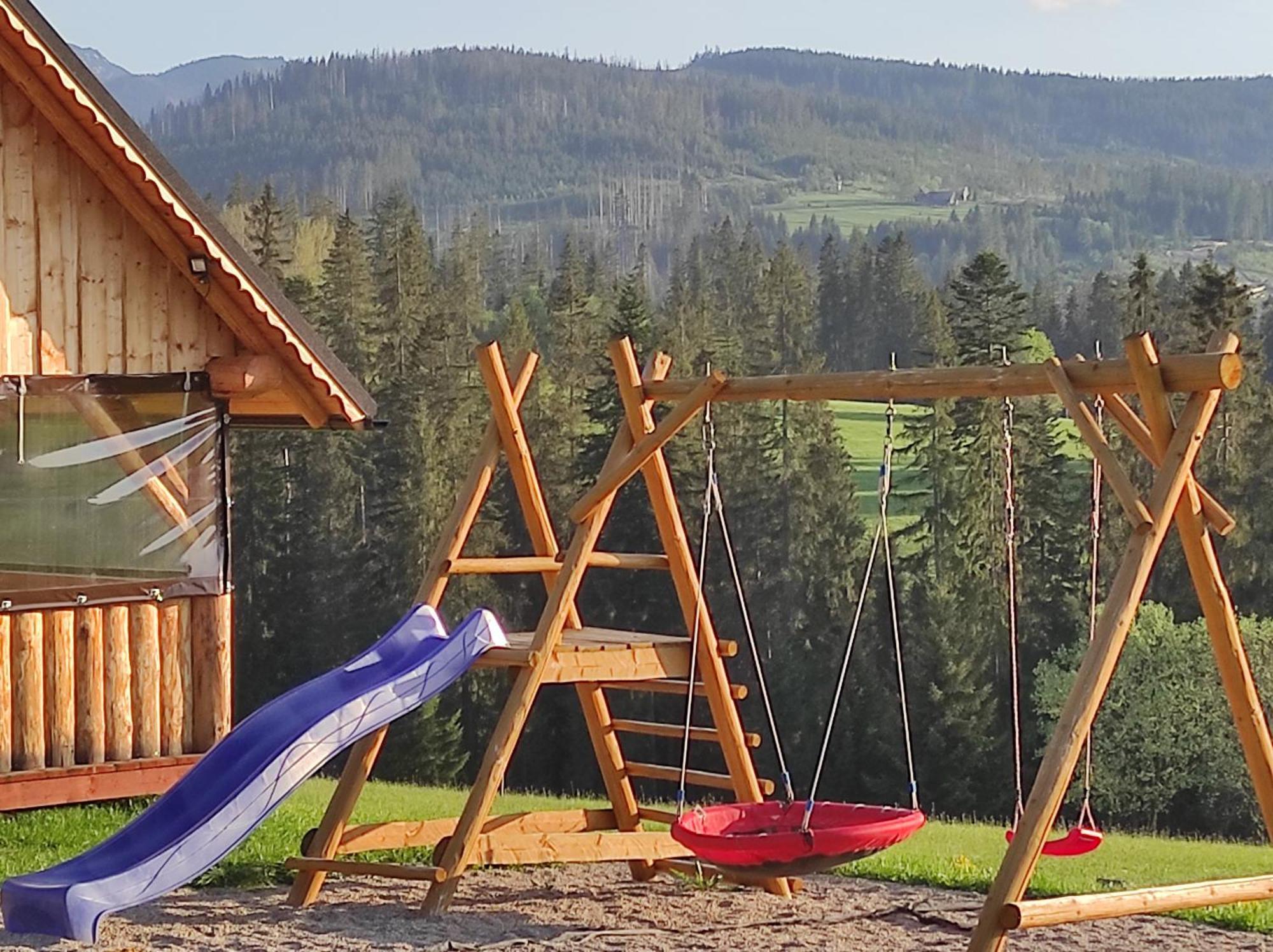 Witowianskie Domki Z Kominkiem, Jacuzzi I Sauna Dzianisz Exterior foto