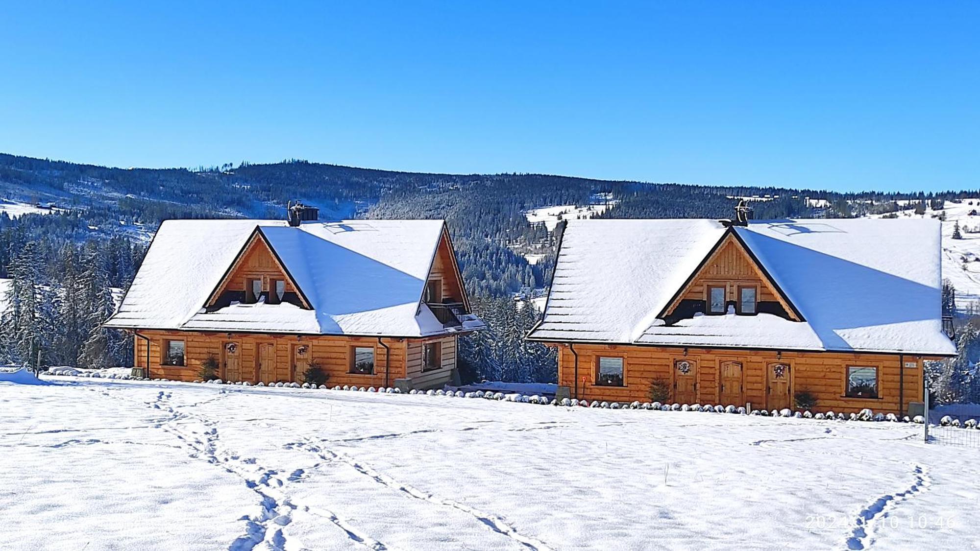 Witowianskie Domki Z Kominkiem, Jacuzzi I Sauna Dzianisz Exterior foto
