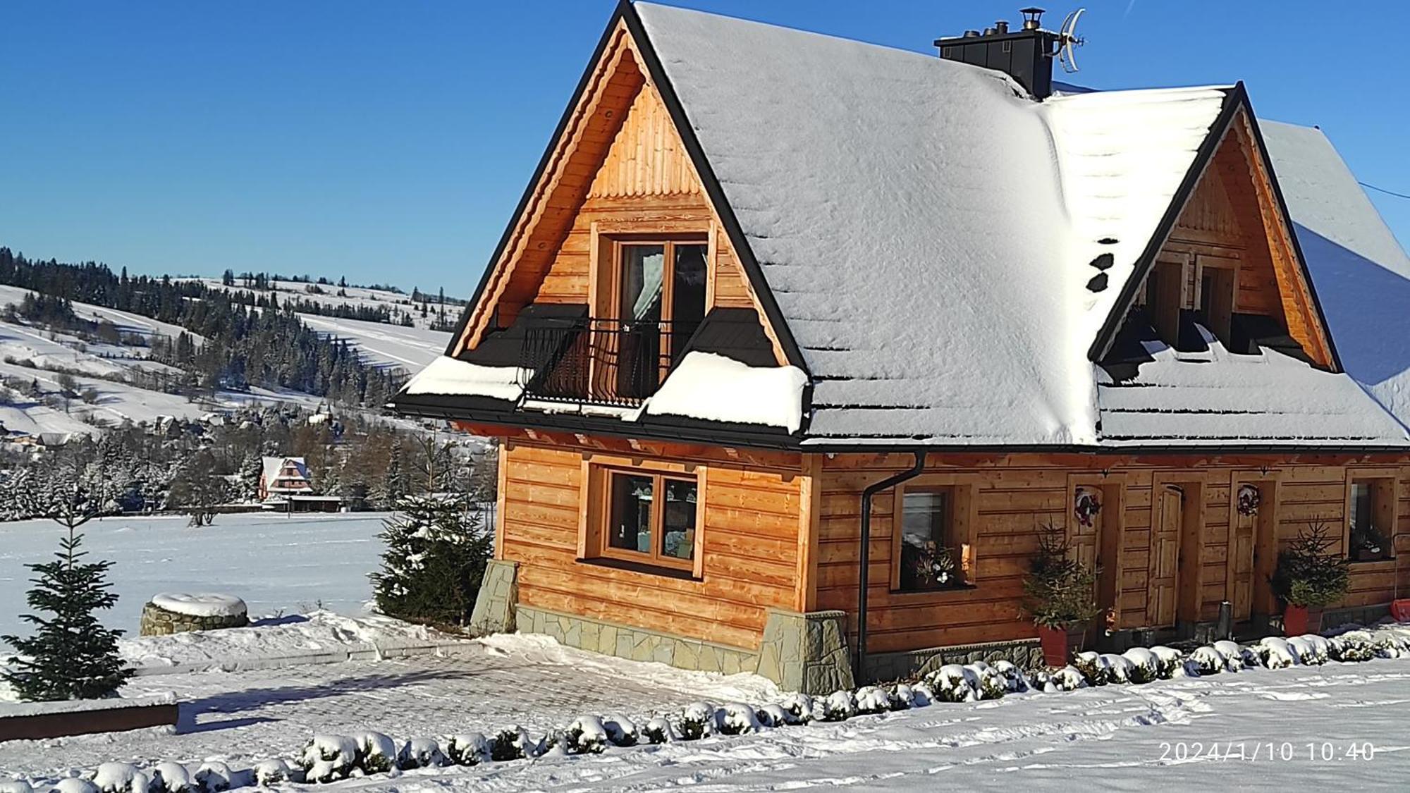 Witowianskie Domki Z Kominkiem, Jacuzzi I Sauna Dzianisz Exterior foto
