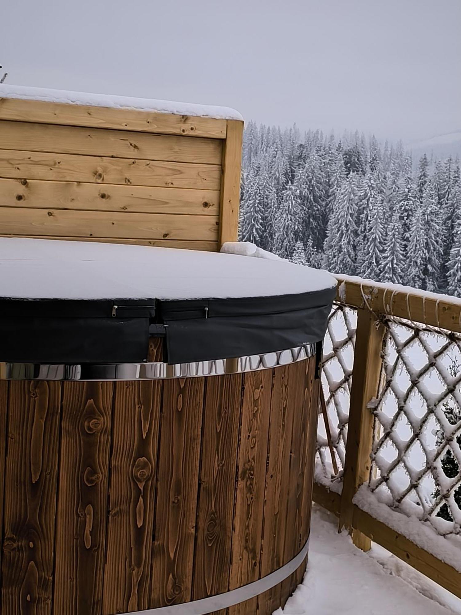 Witowianskie Domki Z Kominkiem, Jacuzzi I Sauna Dzianisz Exterior foto