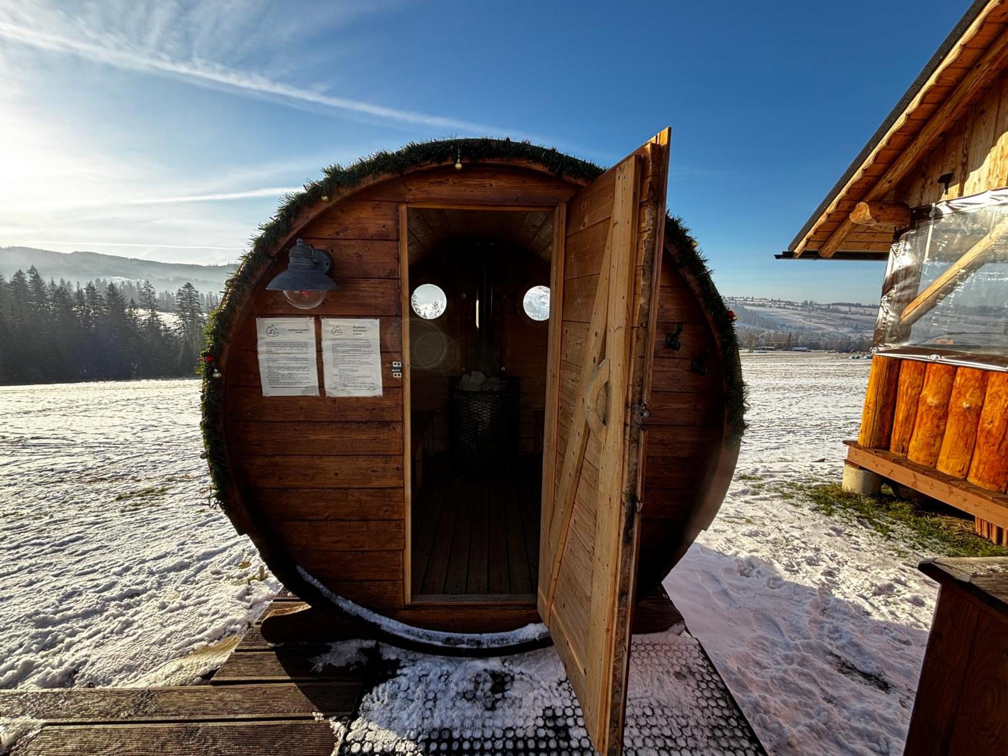 Witowianskie Domki Z Kominkiem, Jacuzzi I Sauna Dzianisz Exterior foto