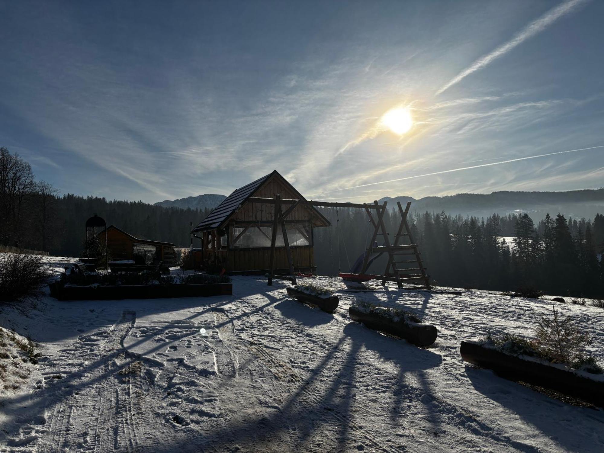 Witowianskie Domki Z Kominkiem, Jacuzzi I Sauna Dzianisz Exterior foto