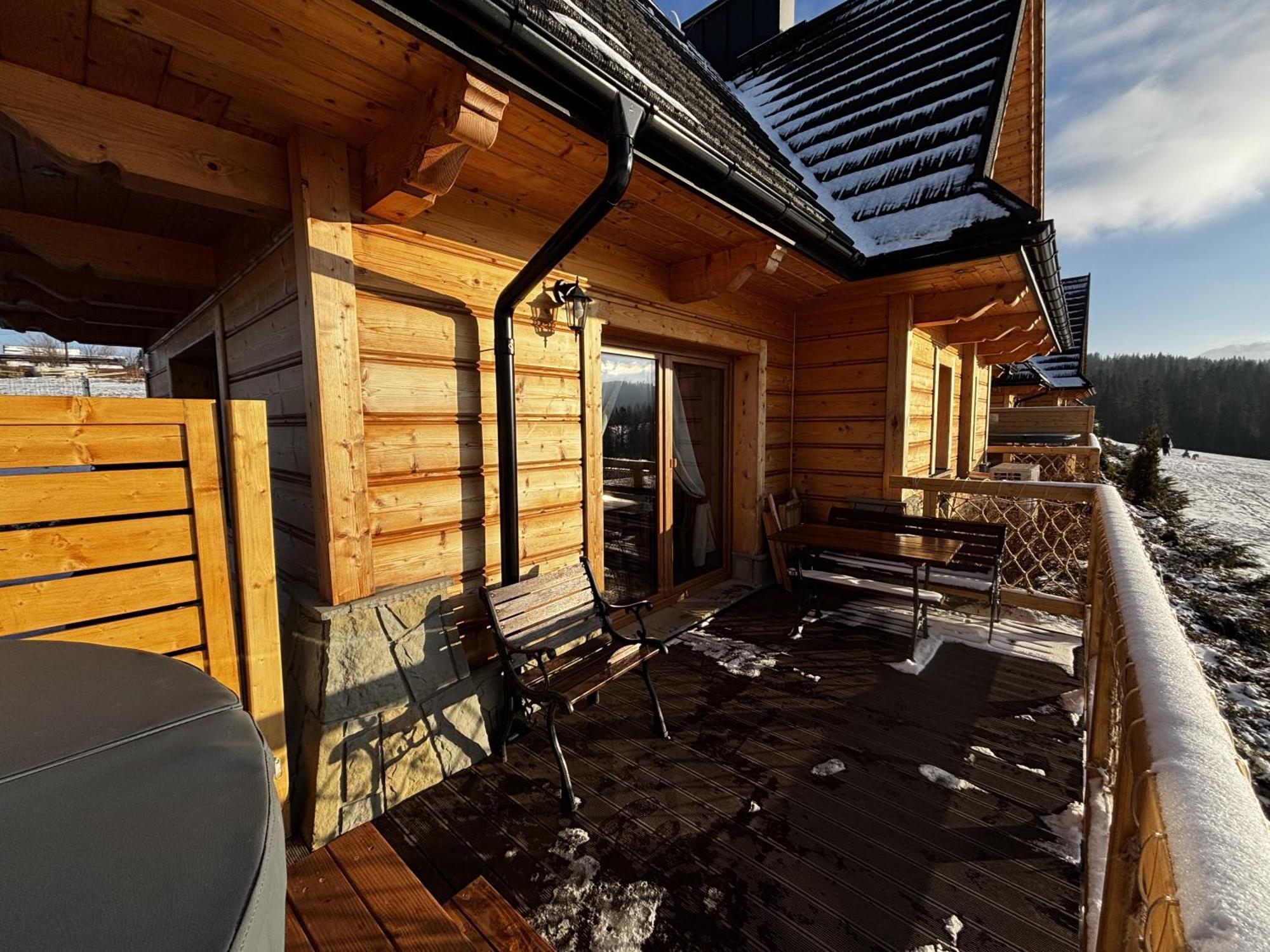 Witowianskie Domki Z Kominkiem, Jacuzzi I Sauna Dzianisz Exterior foto
