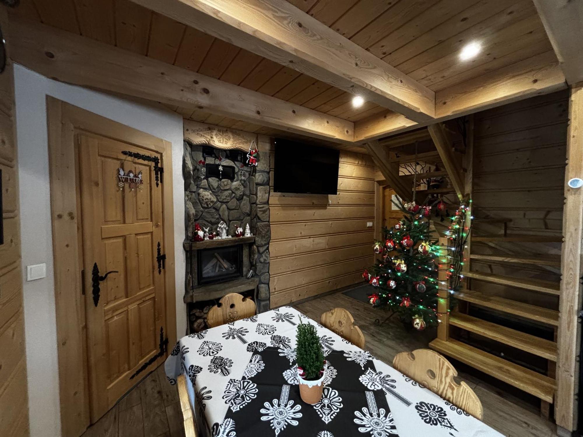 Witowianskie Domki Z Kominkiem, Jacuzzi I Sauna Dzianisz Exterior foto